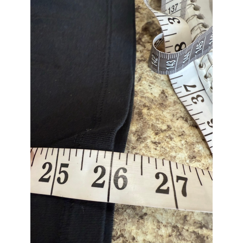 J.Crew Black V-Neck Fitted Short Sleeve T-Shirt - Medium - Picture 4 of 9